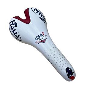 Selle Italia USA Triathlon Carbon  Rail 130 x 280mm White